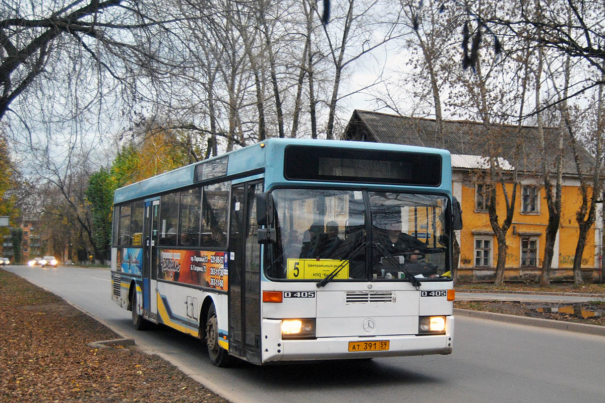 Пермский край, Mercedes-Benz O405 № АТ 391 59