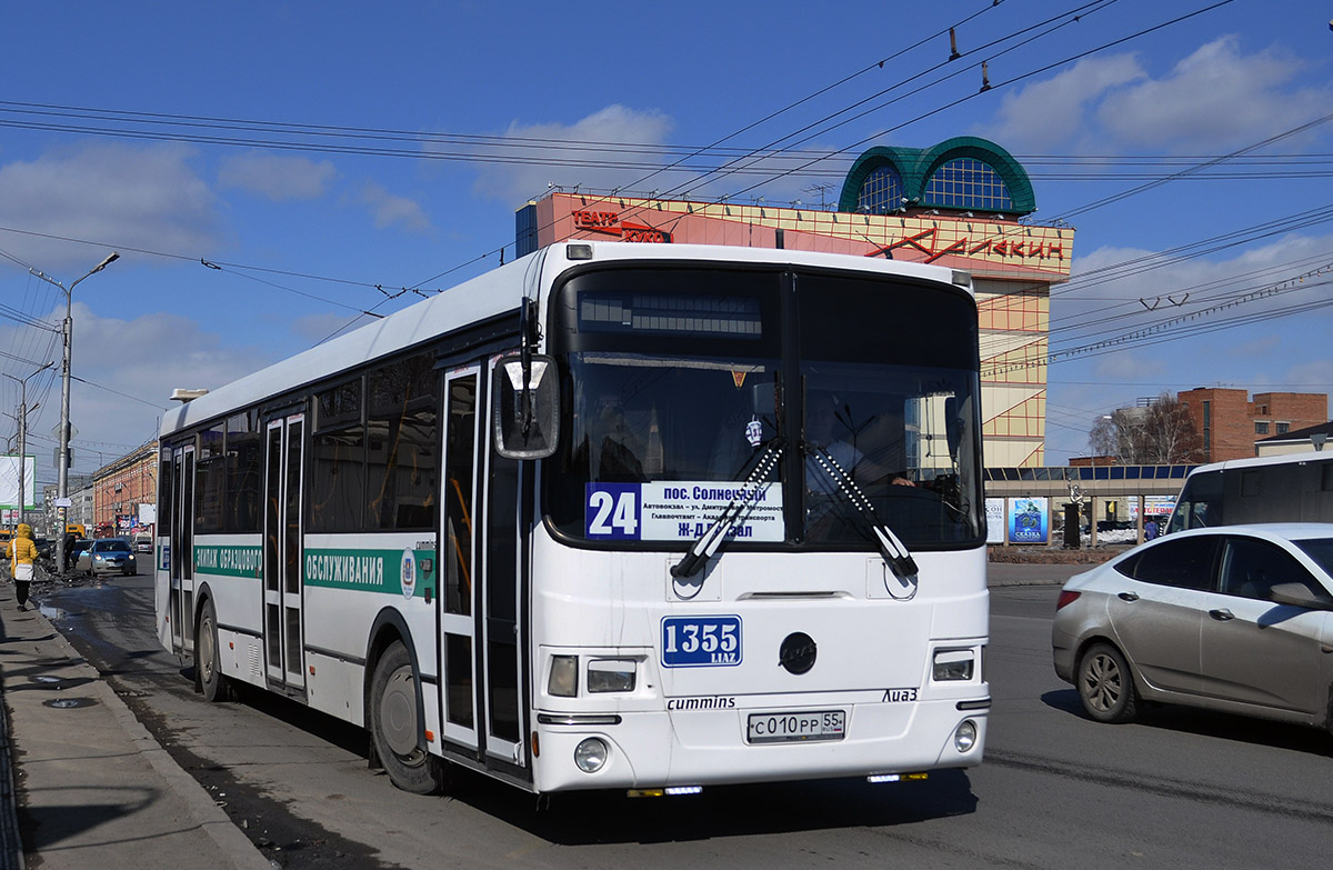 Omsk region, LiAZ-5256.53 # 1355