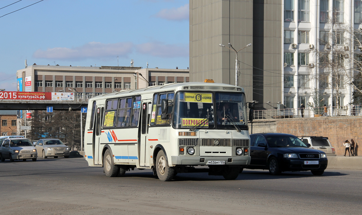 Красноярский край, ПАЗ-4234 № М 536 МТ 124