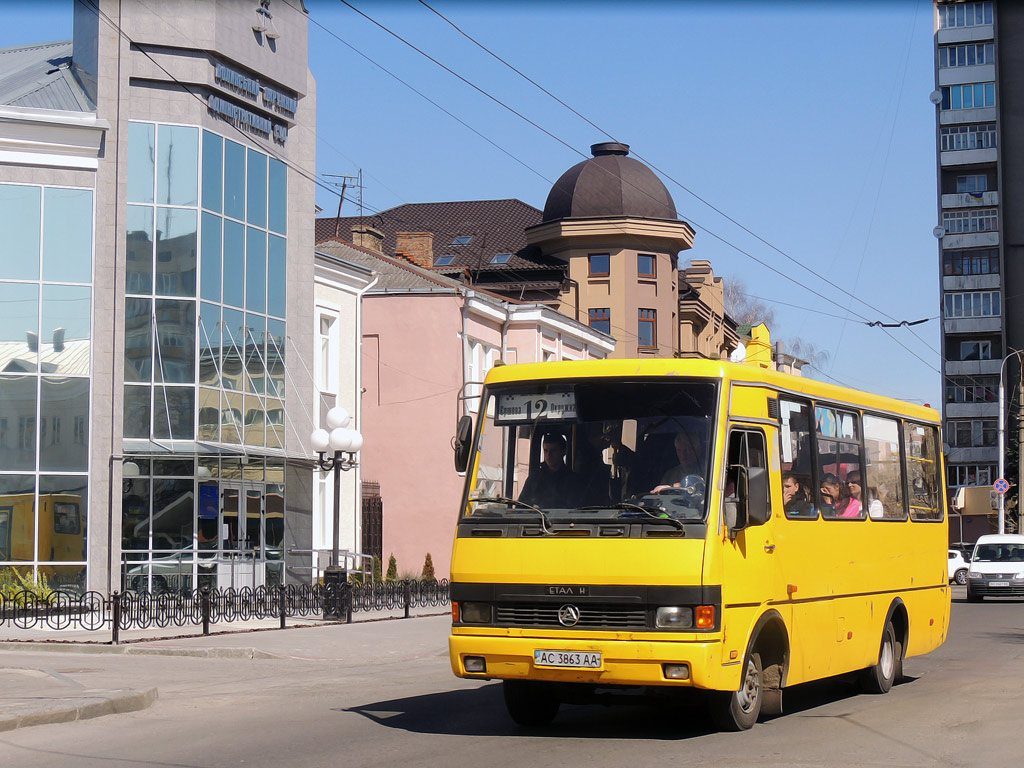 Obwód wołyński, BAZ-A079.45 "Prolisok" Nr AC 3863 AA