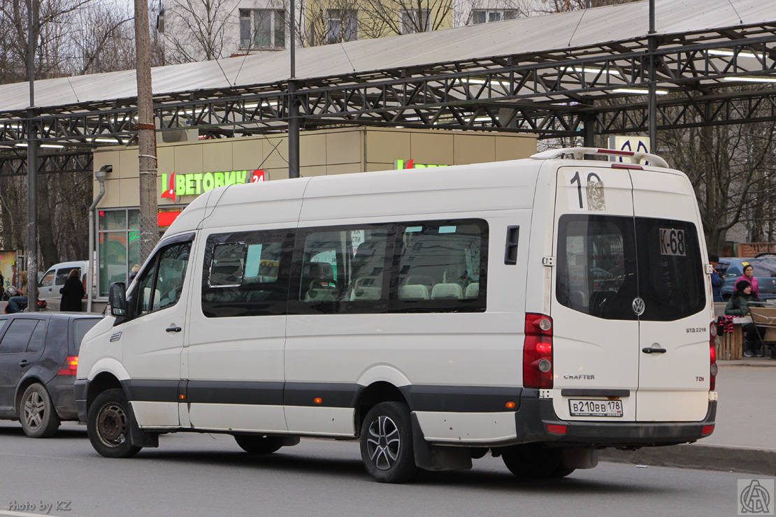 Санкт-Петербург, БТД-2219 (Volkswagen Crafter) № В 210 ВВ 178