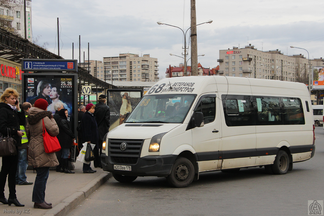 Санкт-Петербург, БТД-2219 (Volkswagen Crafter) № В 203 ВВ 178