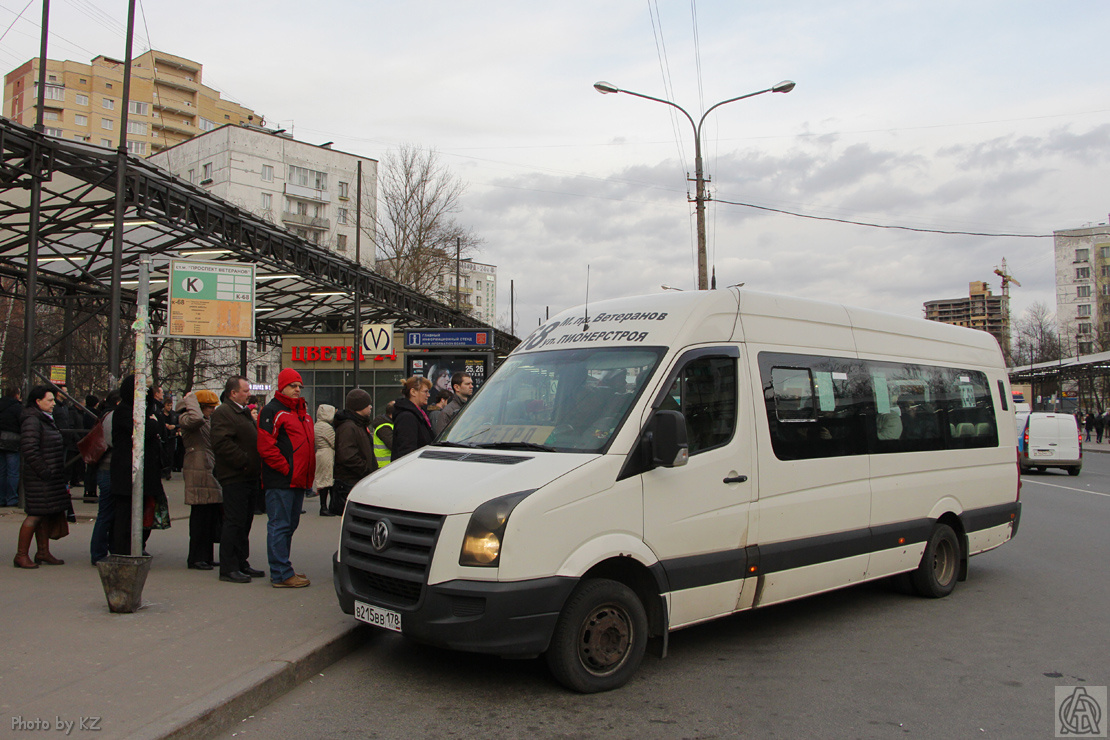 Санкт-Петербург, БТД-2219 (Volkswagen Crafter) № В 215 ВВ 178