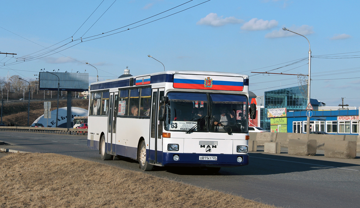 Красноярский край, MAN 791 SL202 № О 811 КТ 124 — Фото — Автобусный  транспорт