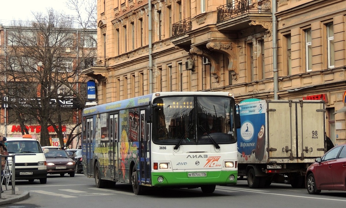 Санкт-Петербург, ЛиАЗ-5293.60 № 3696