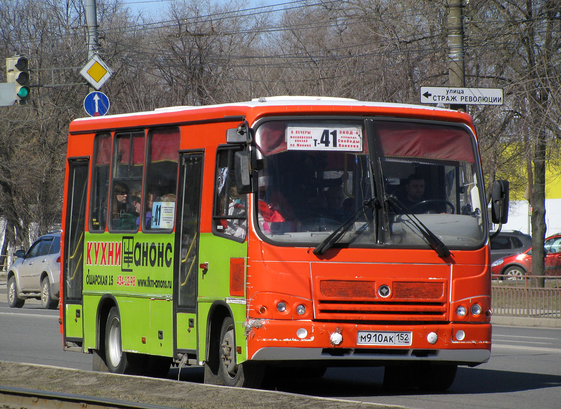 Нижегородская область, ПАЗ-320302-08 № М 910 АК 152