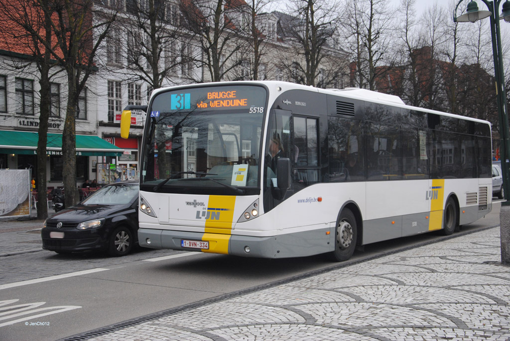 Бельгия, Van Hool New A360 № 5518