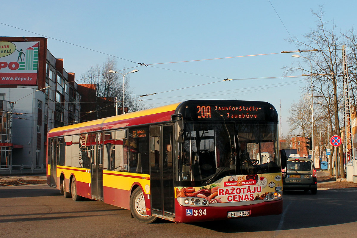 Латвия, Solaris Urbino I 15 № 334