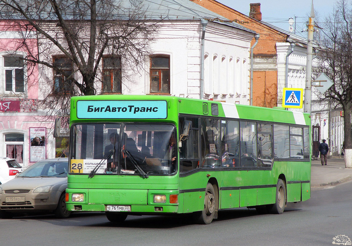 Владимирская область, MAN A10 NL202 № Е 761 МВ 33