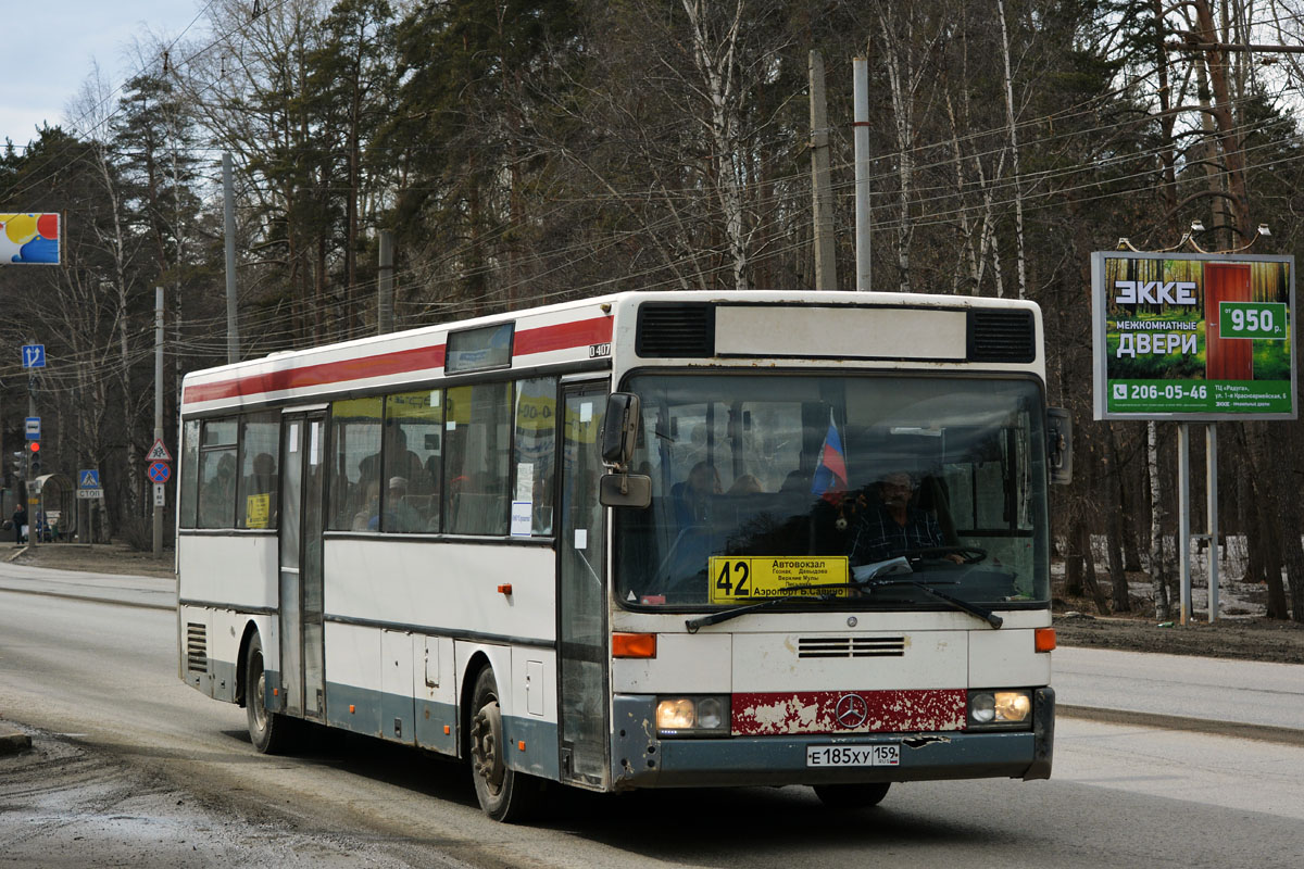 Пермский край, Mercedes-Benz O407 № Е 185 ХУ 159