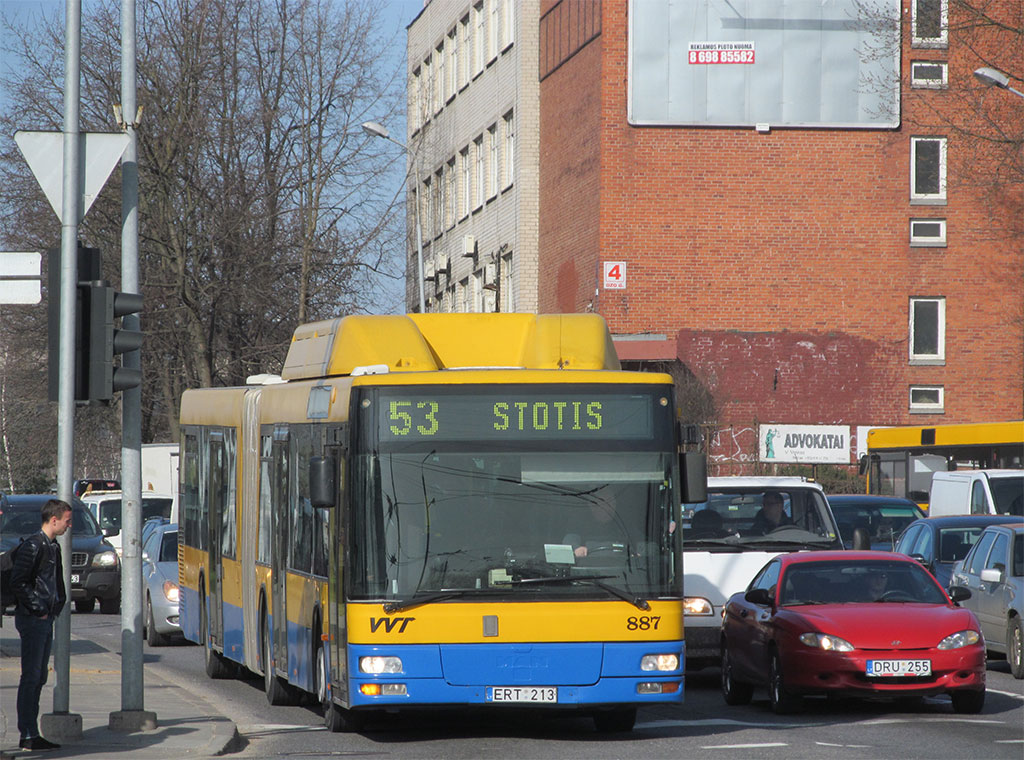 Литва, MAN A23 NG313 CNG № 887