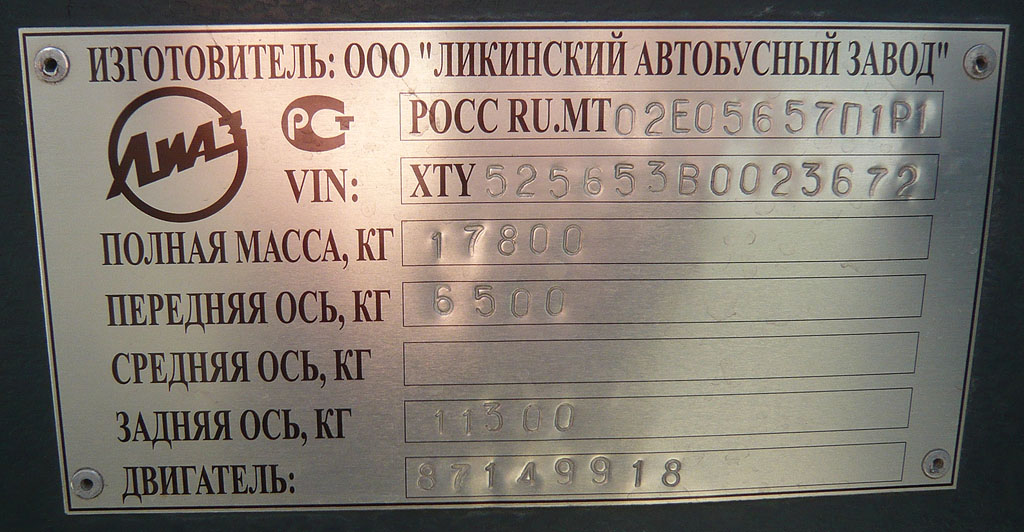 Самарская область, ЛиАЗ-5256.53 № 191