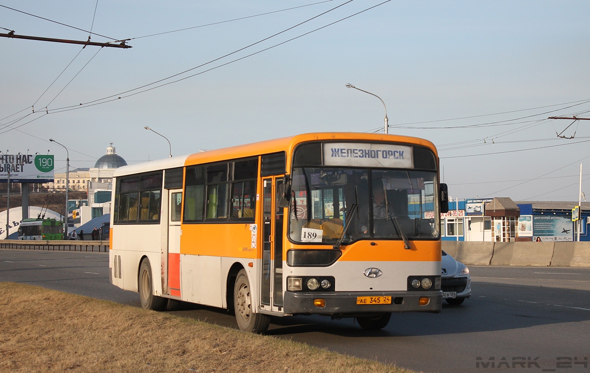 Красноярский край, Hyundai New Super AeroCity № АЕ 345 24