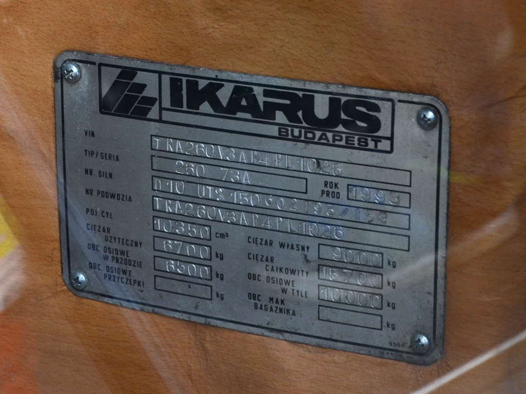 Польша, Ikarus 260.73A № 6306