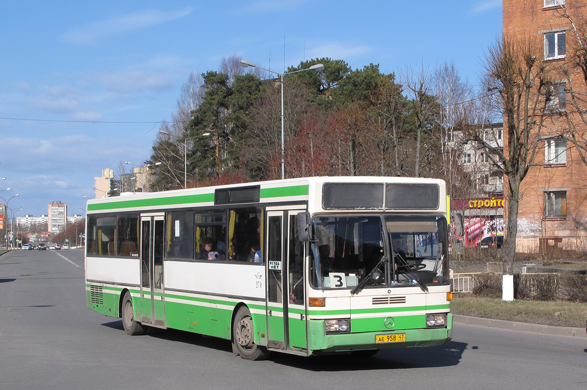 Ленинградская область, Mercedes-Benz O405 № 279