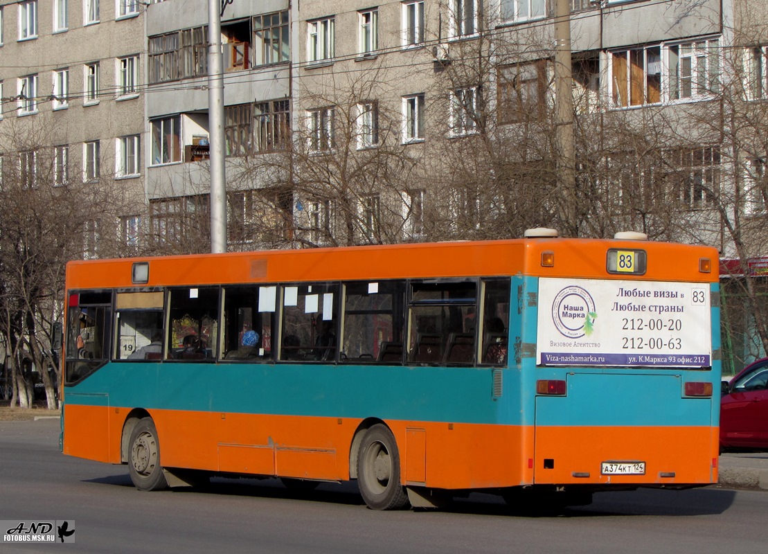 Красноярский край, MAN 791 SL202 № А 374 КТ 124