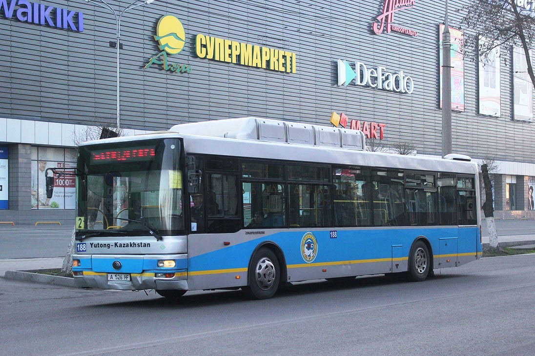 Алматы, Yutong ZK6120HGM № 188