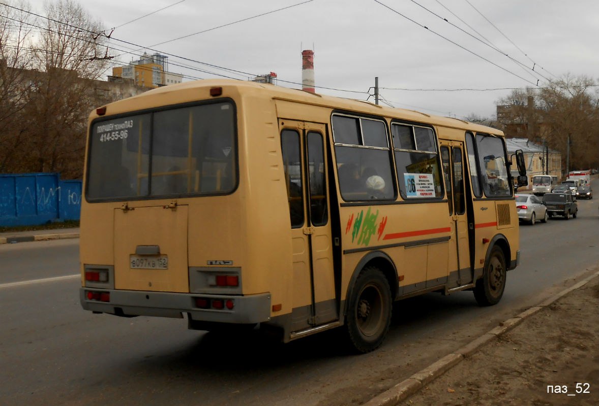 Нижегородская область, ПАЗ-32054 № В 097 КВ 152