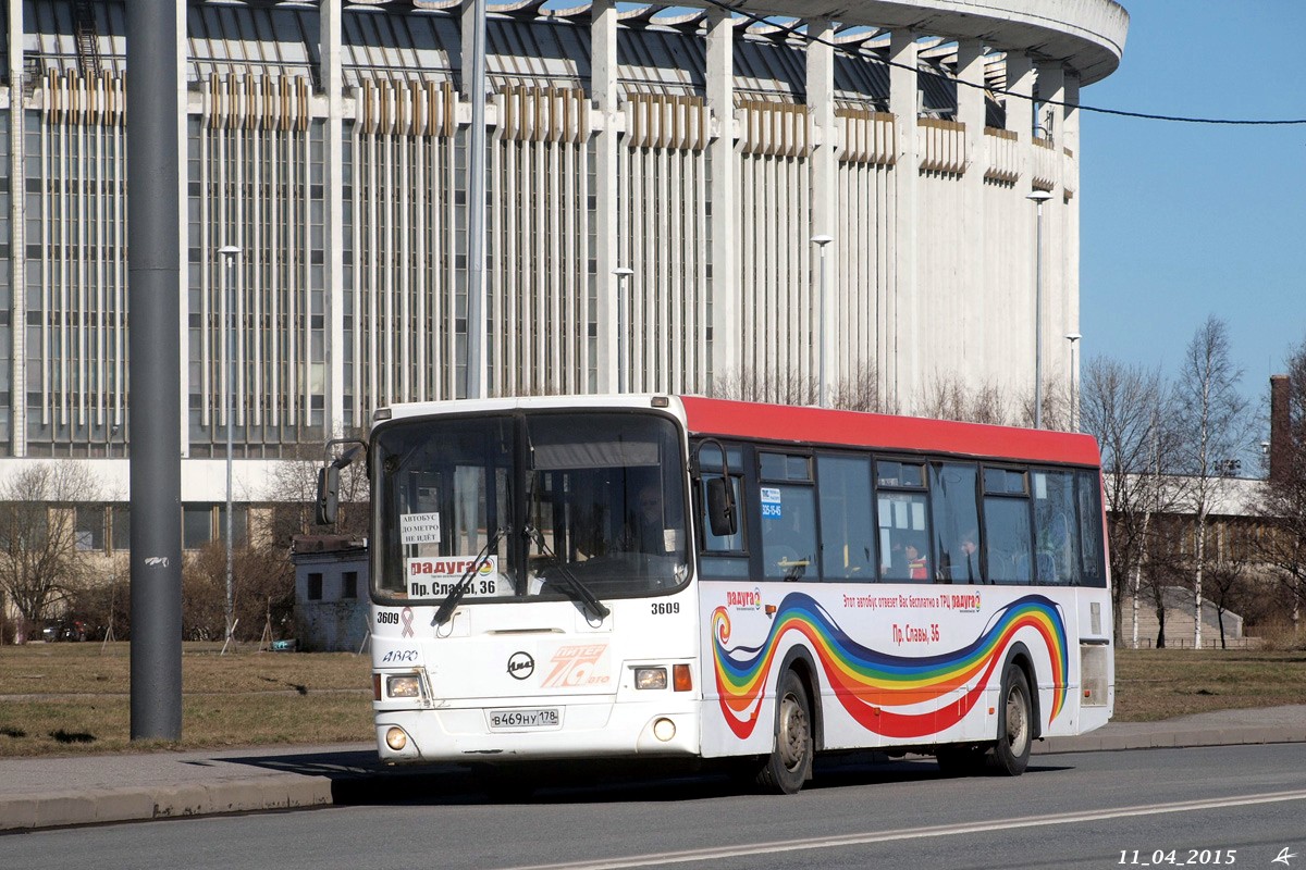 Санкт-Петербург, ЛиАЗ-5293.53 № 3609