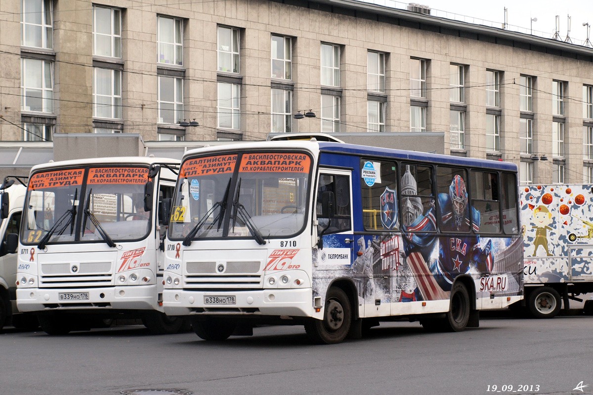 Санкт-Петербург, ПАЗ-320402-05 № 8710