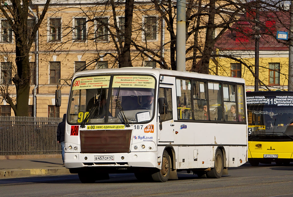 Санкт-Петербург, ПАЗ-320402-05 № 187