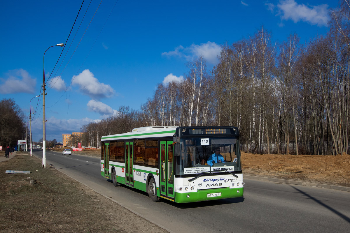 Москва, ЛиАЗ-5292.22 (2-2-2) № 03578