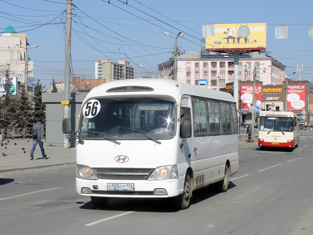 Челябинская область, Hyundai County Kuzbass № О 125 СТ 174