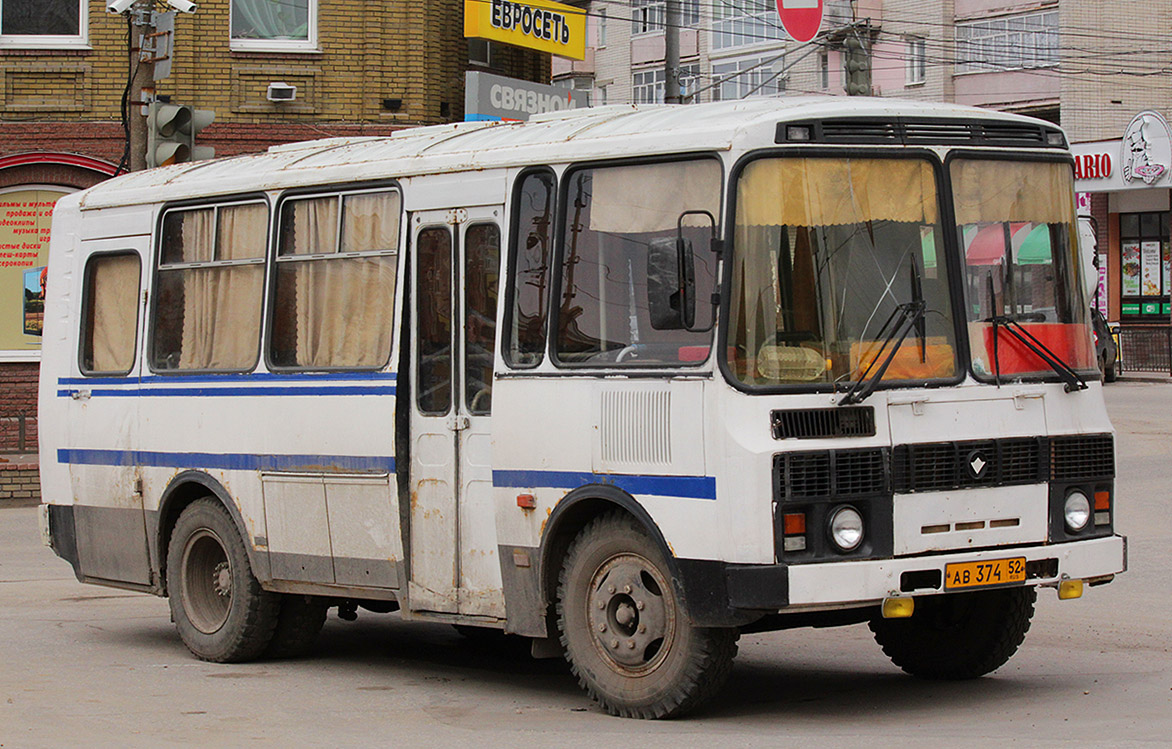 Нижегородская область, ПАЗ-32053 № АВ 374 52