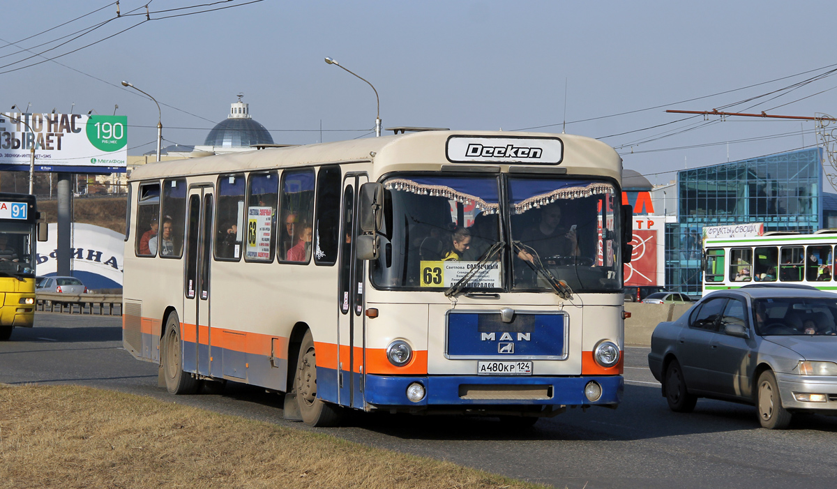 Красноярский край, MAN 789 SÜ240 № А 480 КР 124