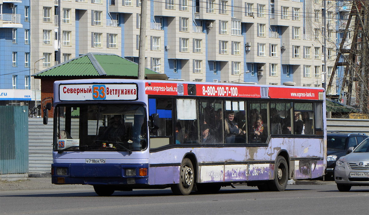 Красноярский край, MAN A10 NL202 № У 718 ЕК 124