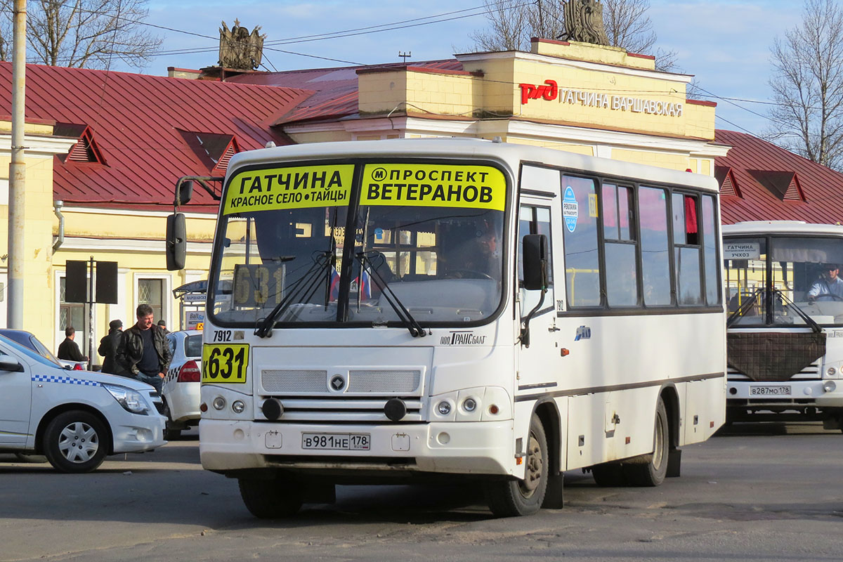 Ленинградская область, ПАЗ-320402-05 № 7912