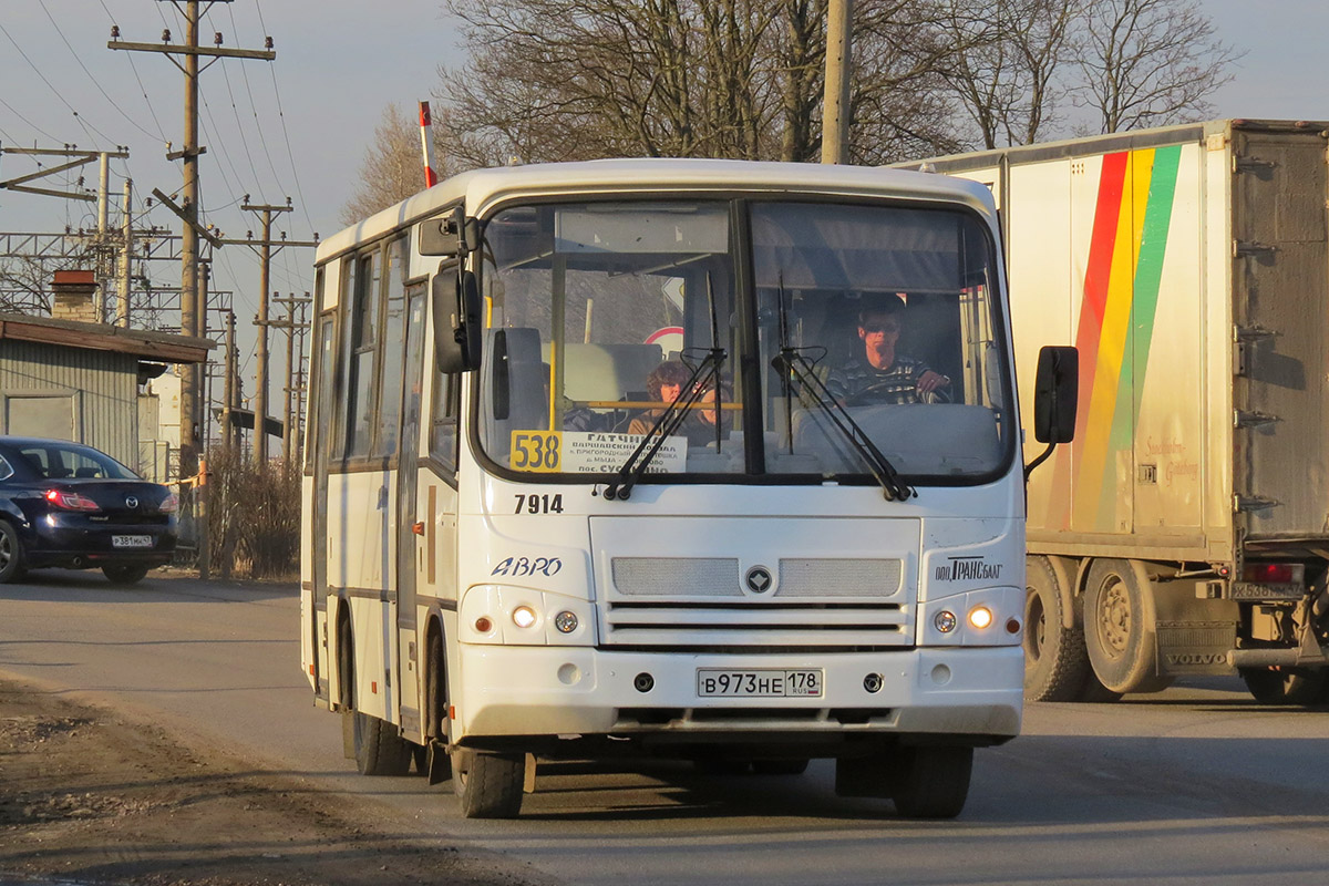 Ленинградская область, ПАЗ-320402-05 № 7914