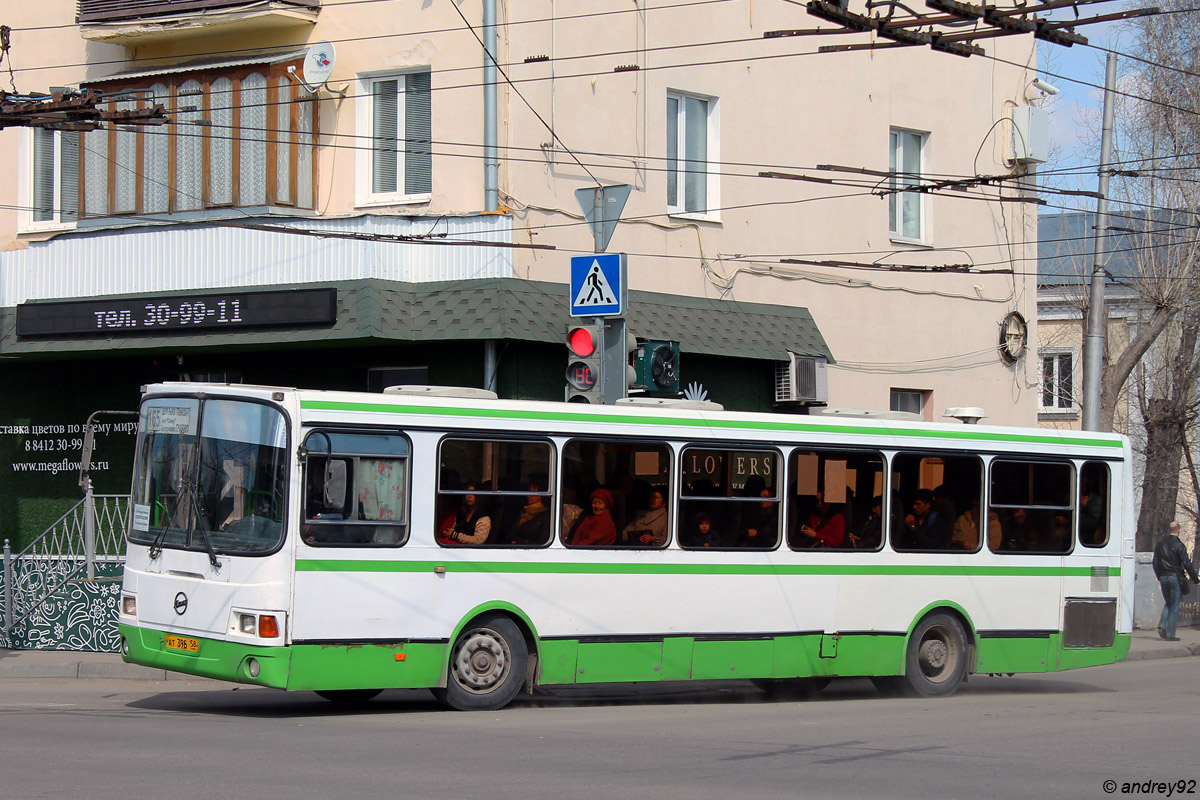 Пензенская область, ЛиАЗ-5256.45-01 № АТ 396 58