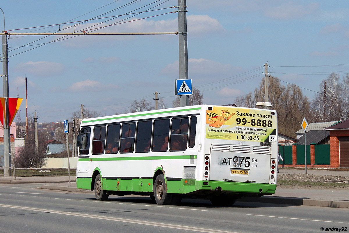 Пензенская область, ЛиАЗ-5256.45 № АТ 975 58