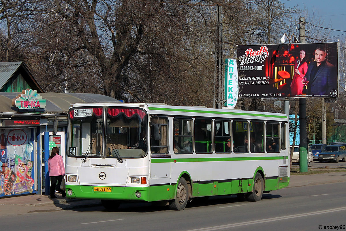 Пензенская область, ЛиАЗ-5256.45 № АЕ 739 58