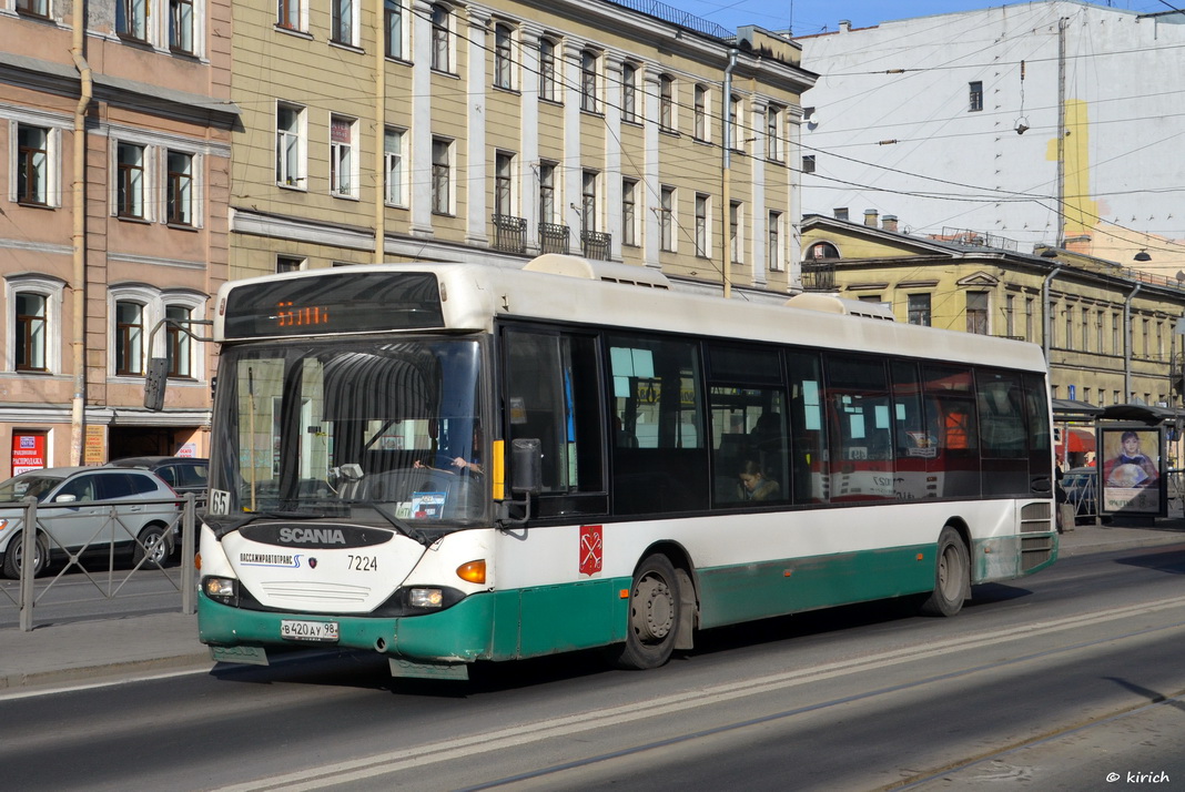 Санкт-Петербург, Scania OmniLink I (Скания-Питер) № 7224