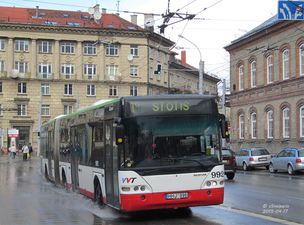 Литва, Neoplan N4421/3 Centroliner № 992