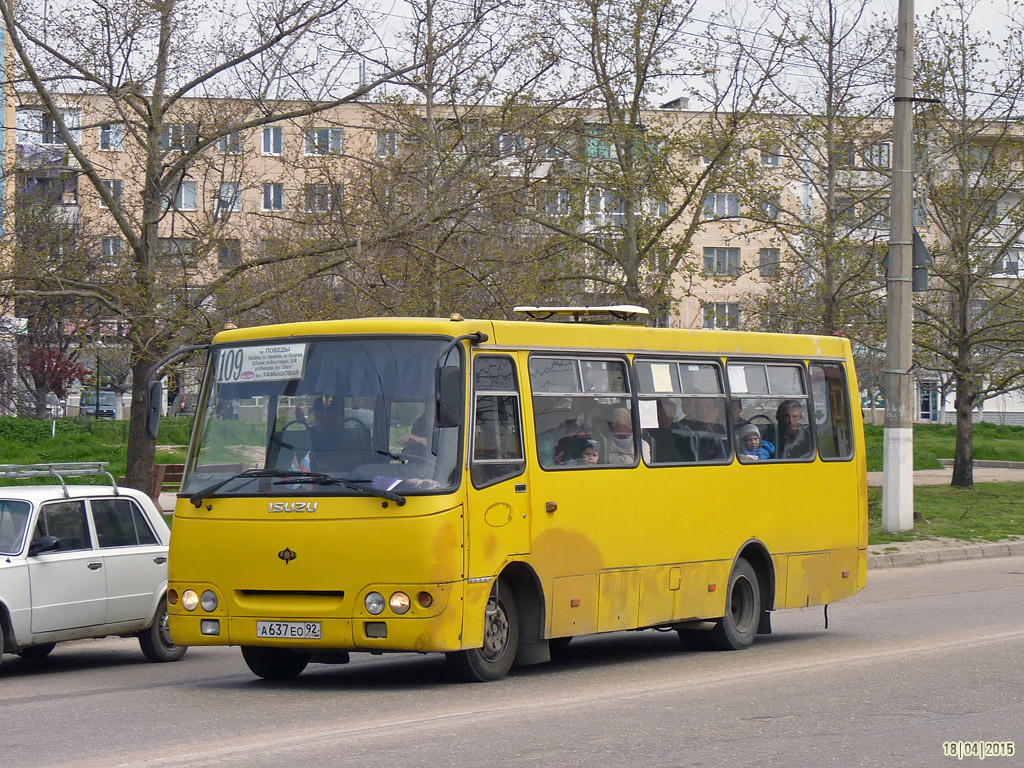 Севастополь, Богдан А09202 № А 637 ЕО 92