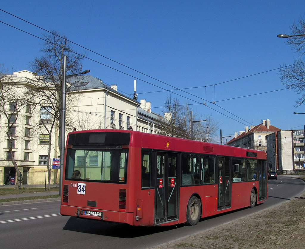 Литва, Van Hool A300 № 680