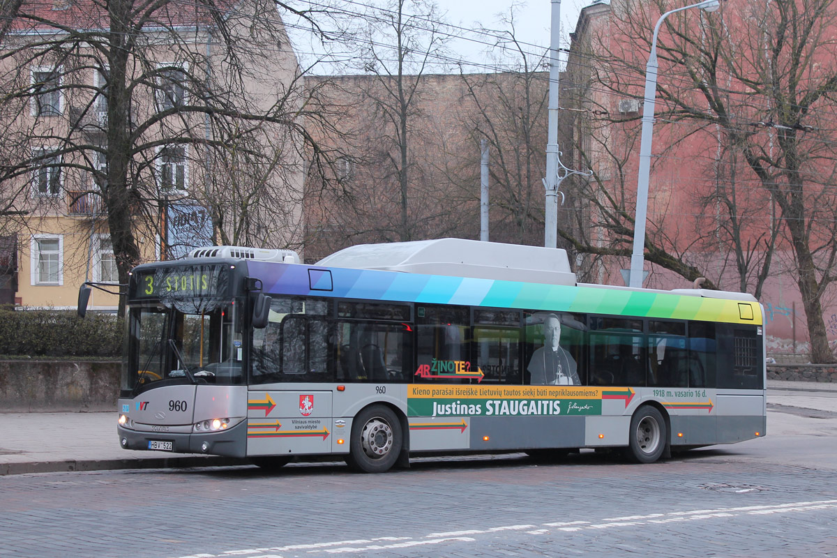 Литва, Solaris Urbino III 12 CNG № 960