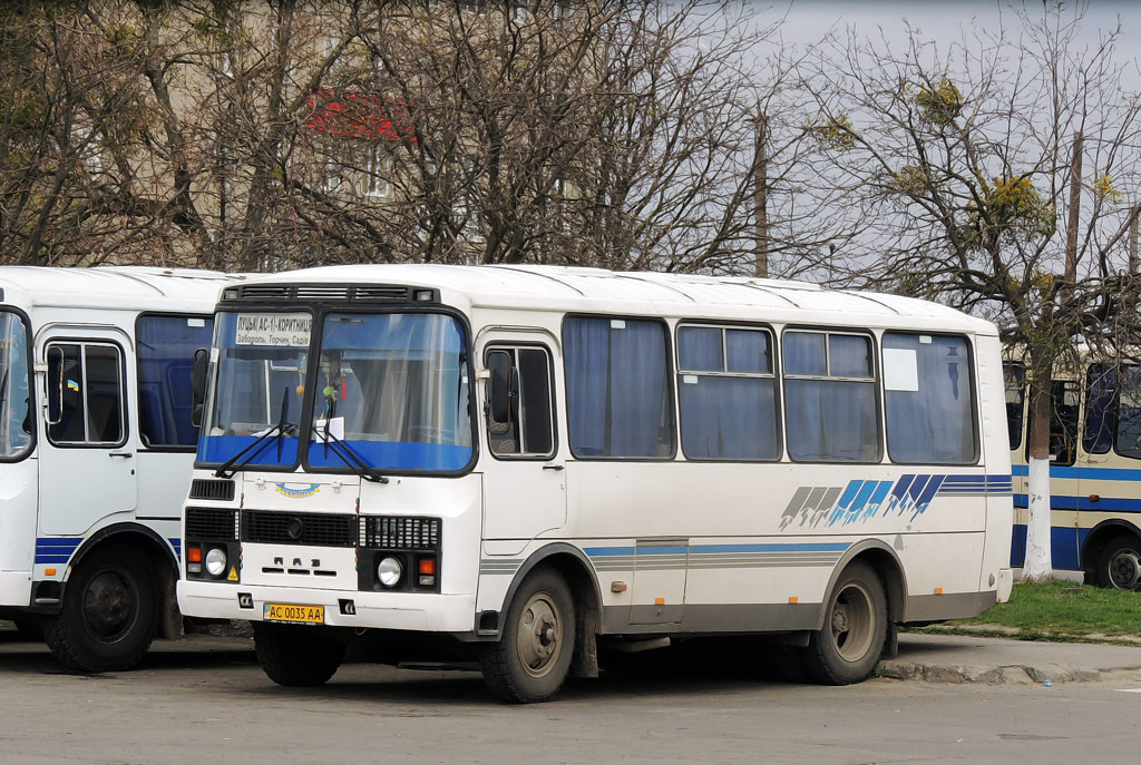 Волынская область, ПАЗ-32054 № AC 0035 AA