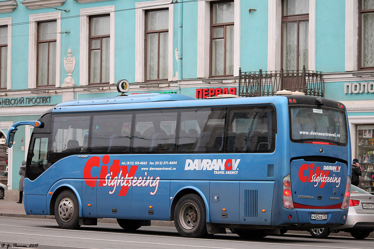 Санкт-Петербург, Yutong ZK6899HA № Р 452 ХВ 178