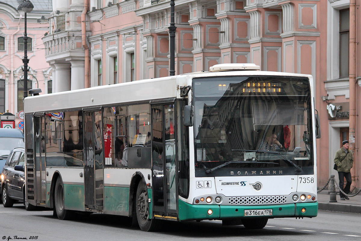 Санкт-Петербург, Волжанин-5270-20-06 "СитиРитм-12" № 7358