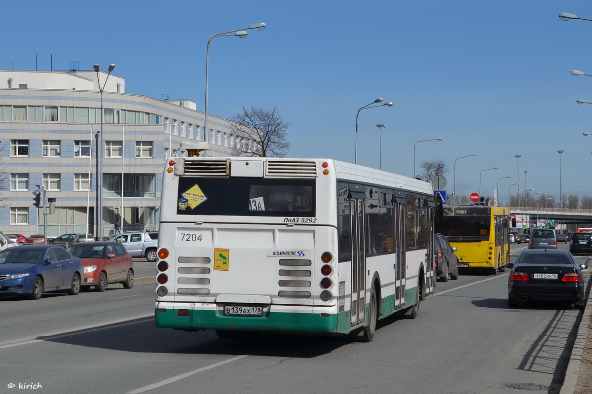 Санкт-Петербург, ЛиАЗ-5292.20 № 7204