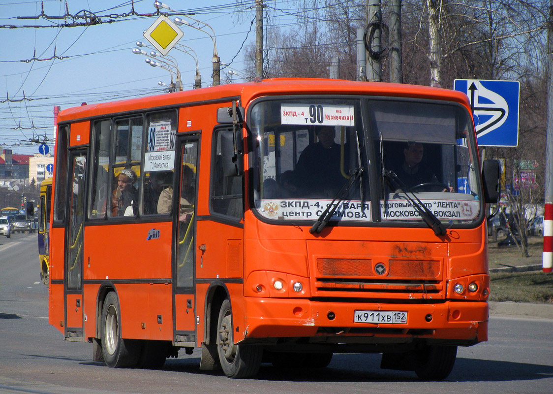 Nizhegorodskaya region, PAZ-320402-05 # К 911 ХВ 152