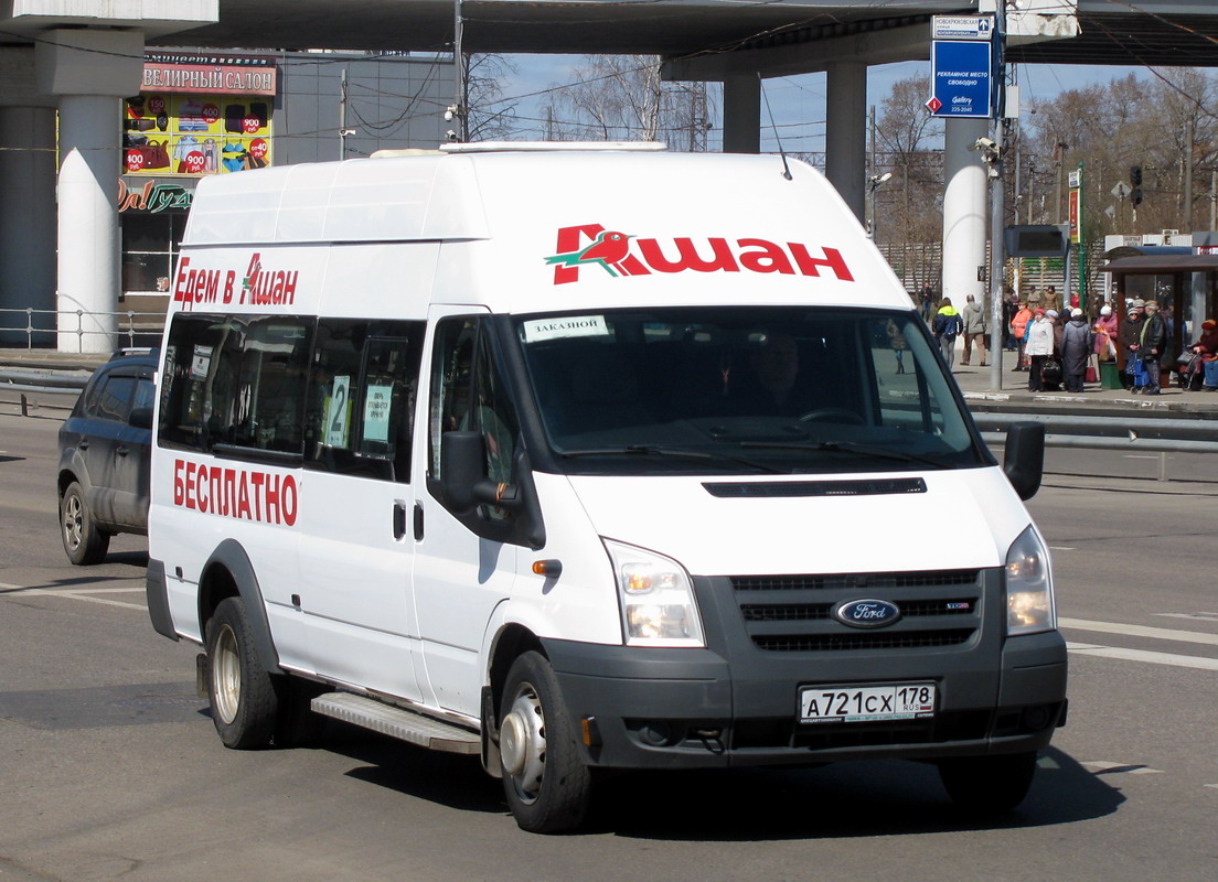 Санкт-Петербург, Имя-М-3006 (X89) (Ford Transit) № А 721 СХ 178 — Фото —  Автобусный транспорт