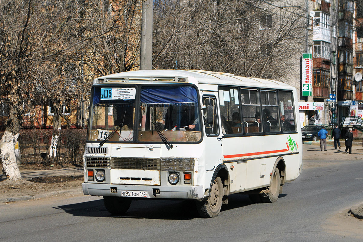 Нижегородская область, ПАЗ-32054 № В 921 ОН 152