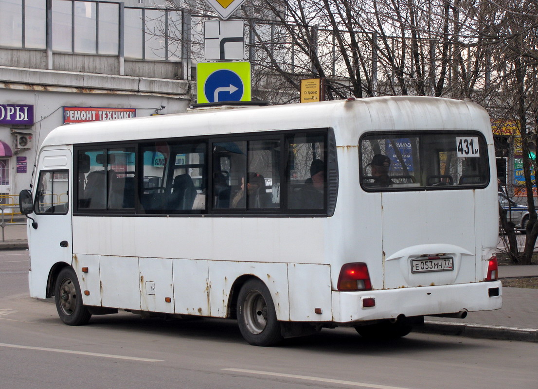 Москва, Hyundai County LWB (ТагАЗ) № Е 053 МН 77