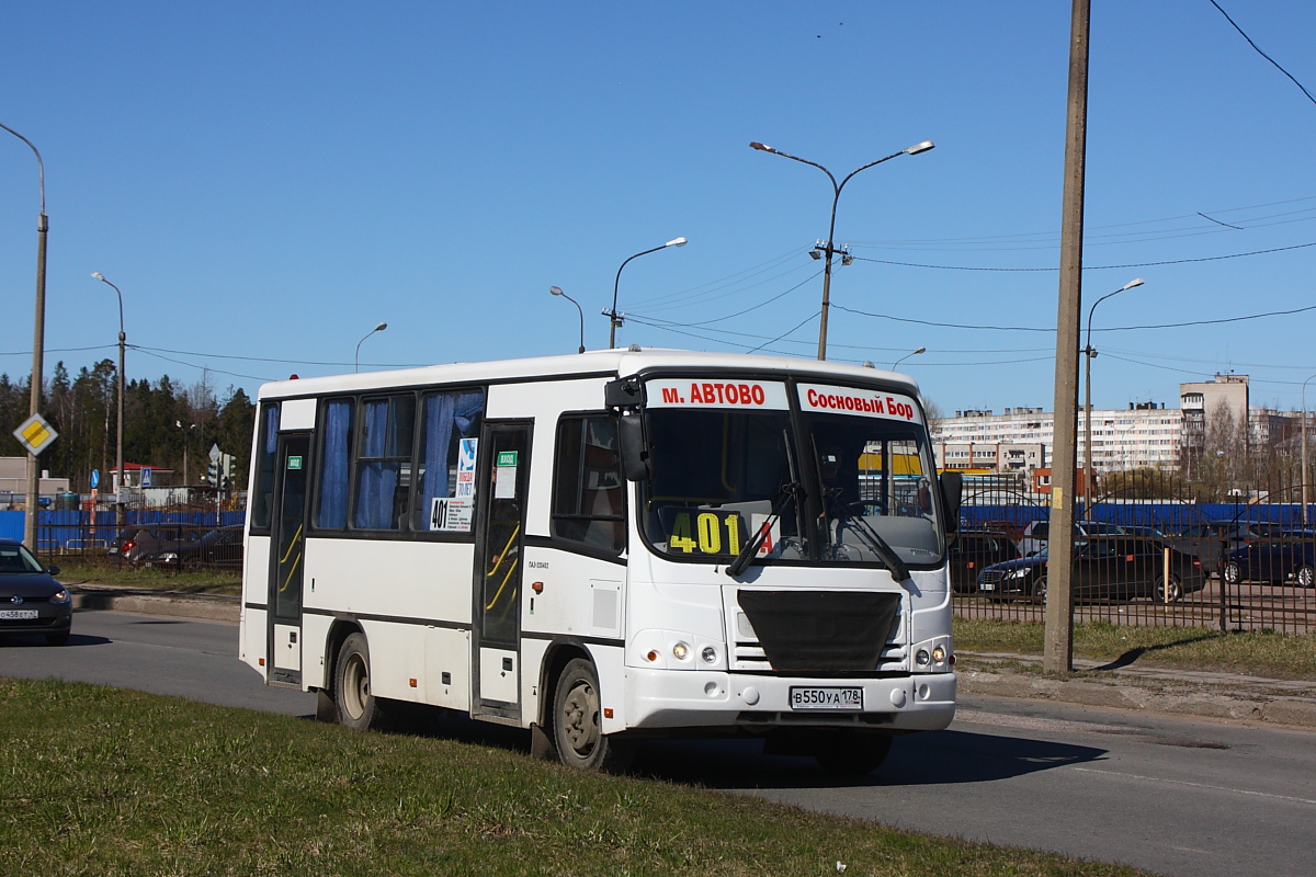 Ленинградская область, ПАЗ-320402-05 № В 550 УА 178