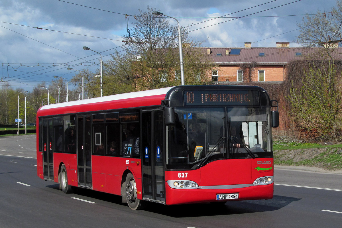 Литва, Solaris Urbino II 12 № 637